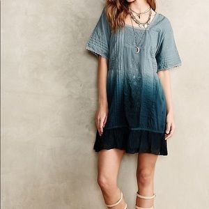 Anthropologie Holding Horses Ocean Dipped Tunic